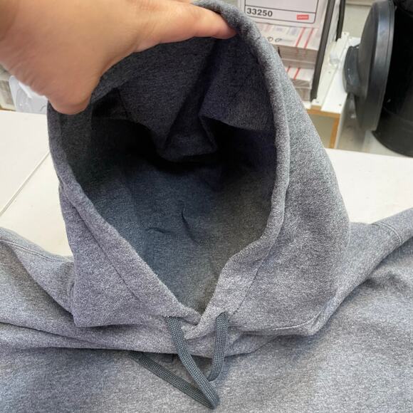 Nike Tall Gray Pullover Hoodie Sweatshirt Athleisure Activewear Men's Size XXL - Picture 5 of 14